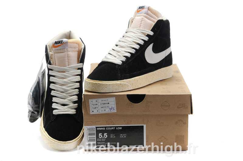 chaussure nike blazer noir pas cher